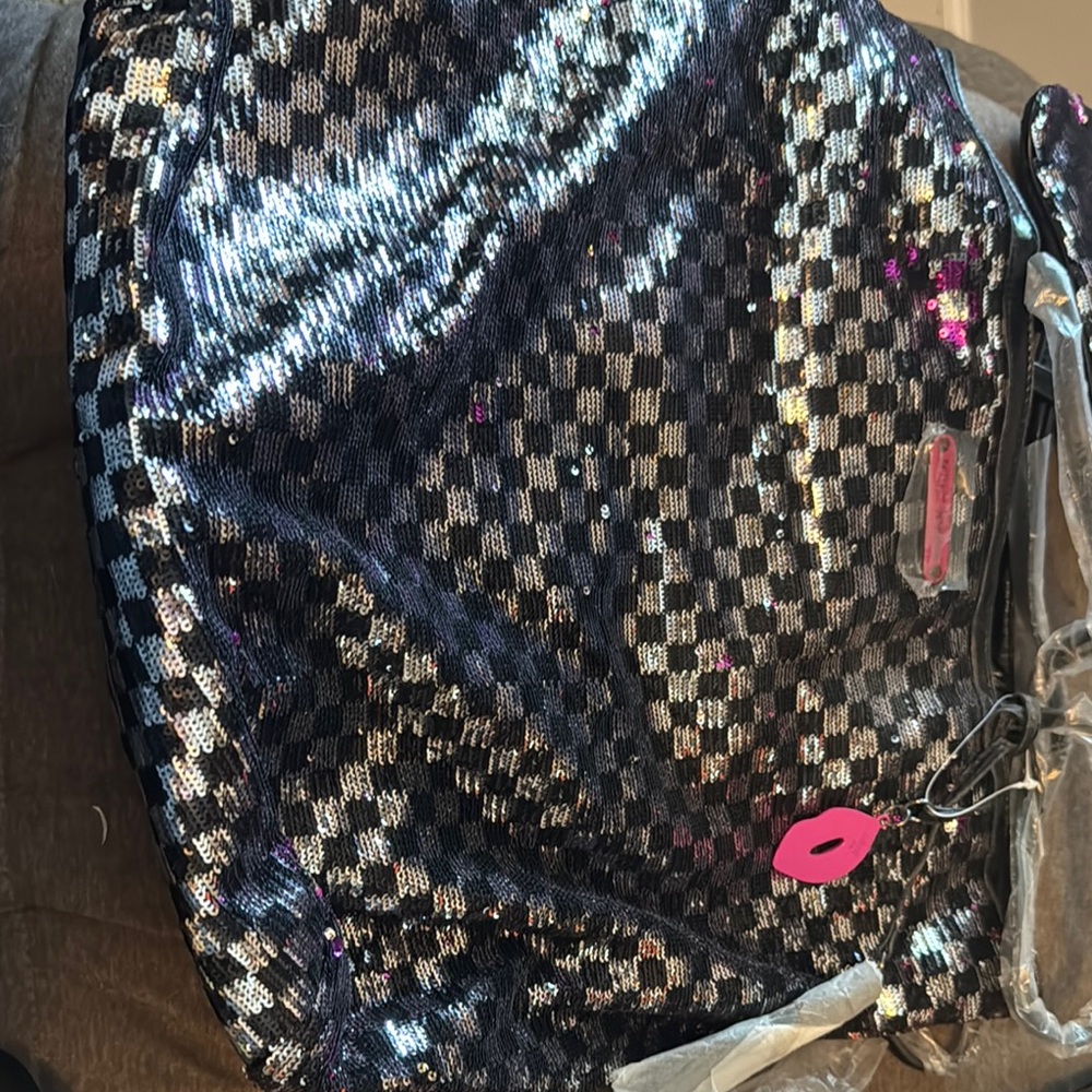 Stylish Black and Silver Women's Bag